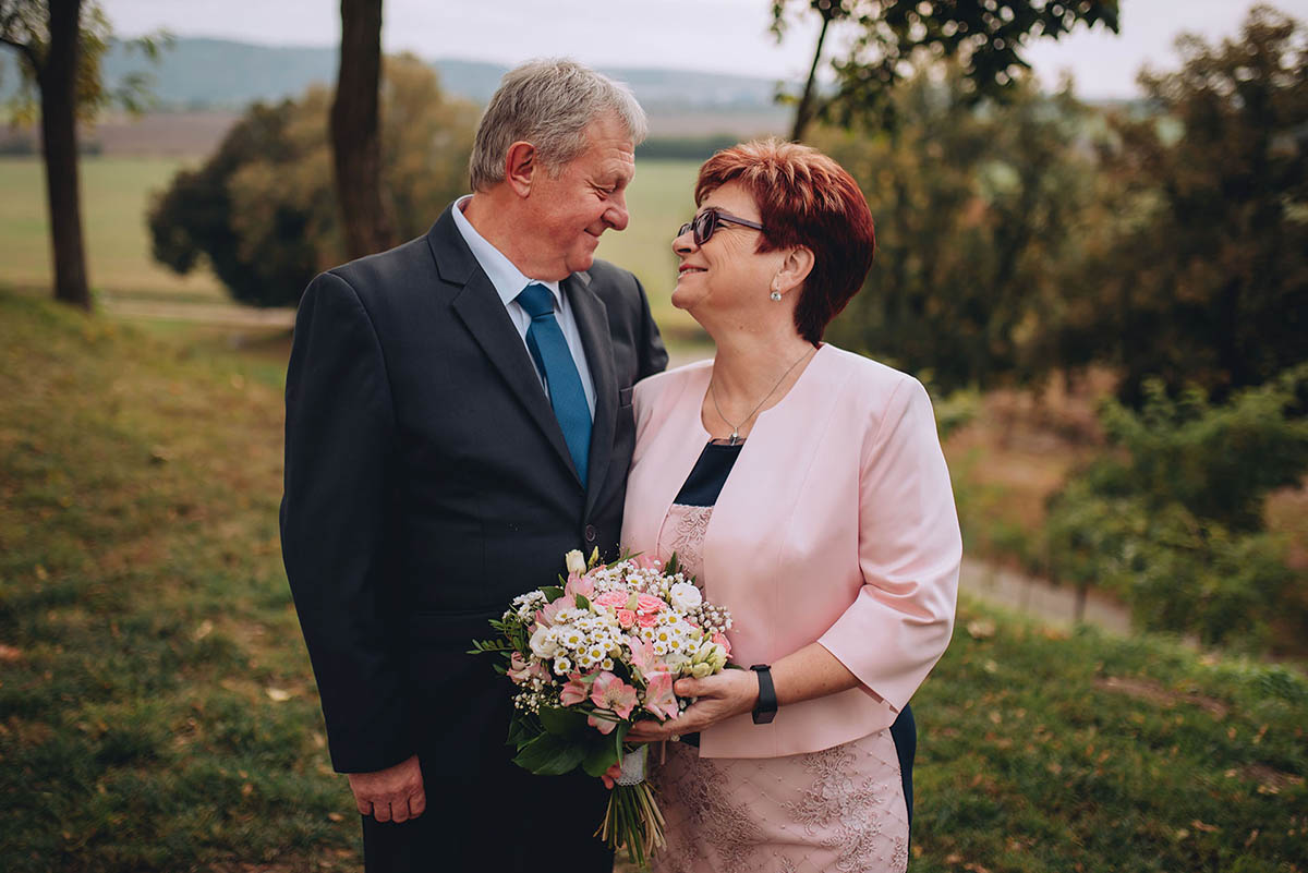 Rubínová svatba v Troubsku u Brna.